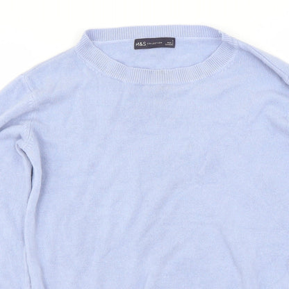 Marks and Spencer Womens Blue   Pullover Jumper Size 8