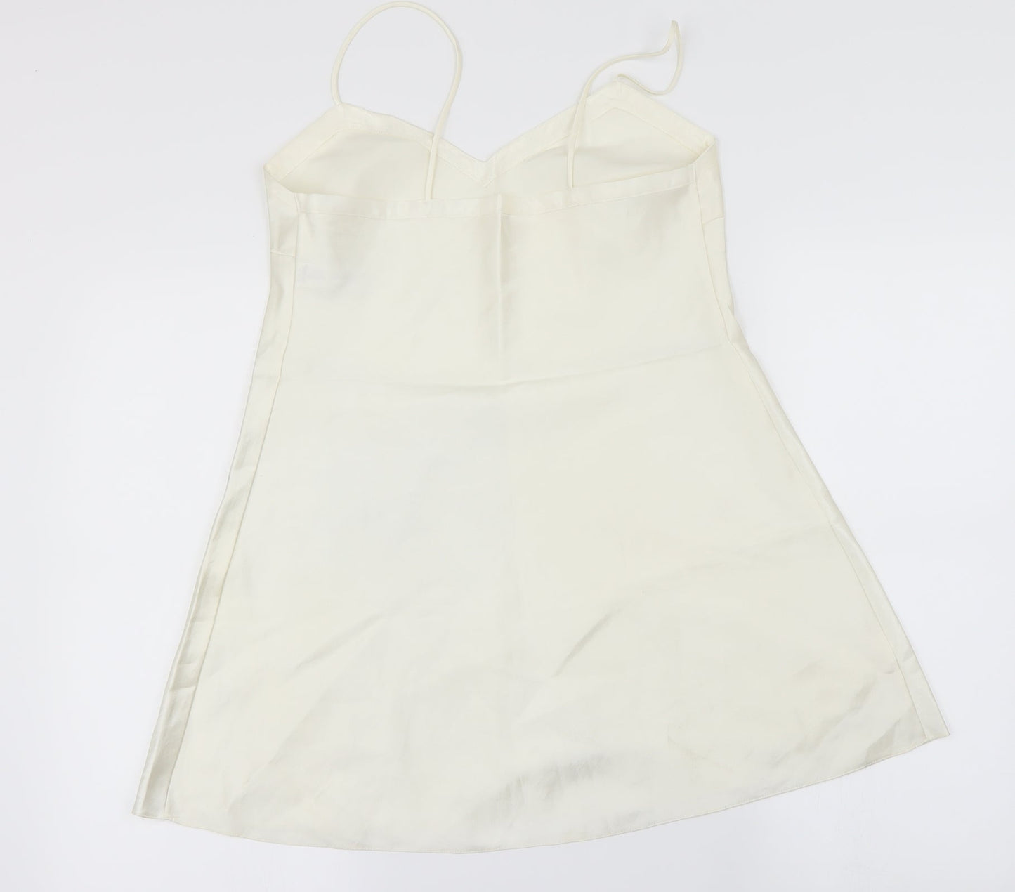 Womens UK Size 10 Marks and Spencer Ivory Basic Blouse