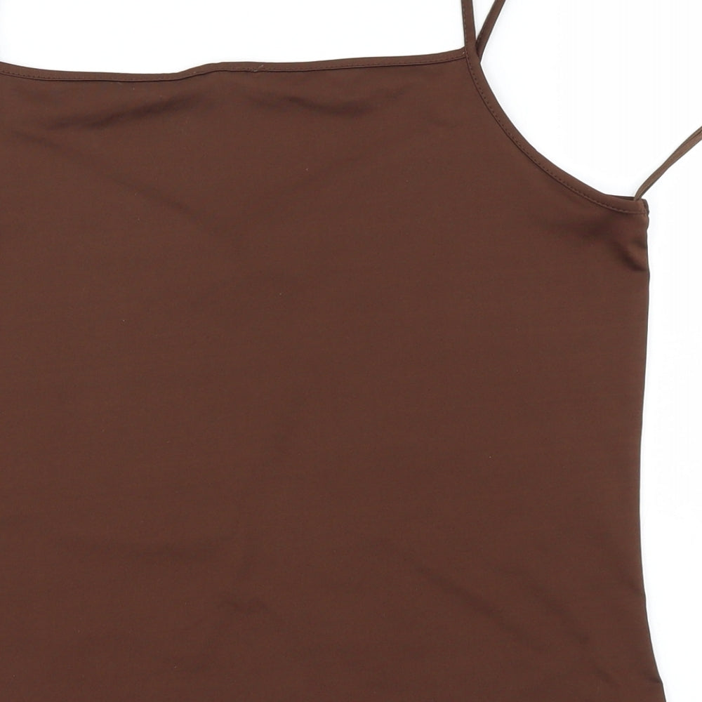 Florence & Fred  Womens Brown   Basic Blouse Size M