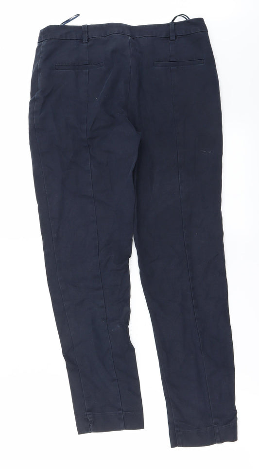 Womens UK Size 8 Oasis Regular Fit  Blue Trousers