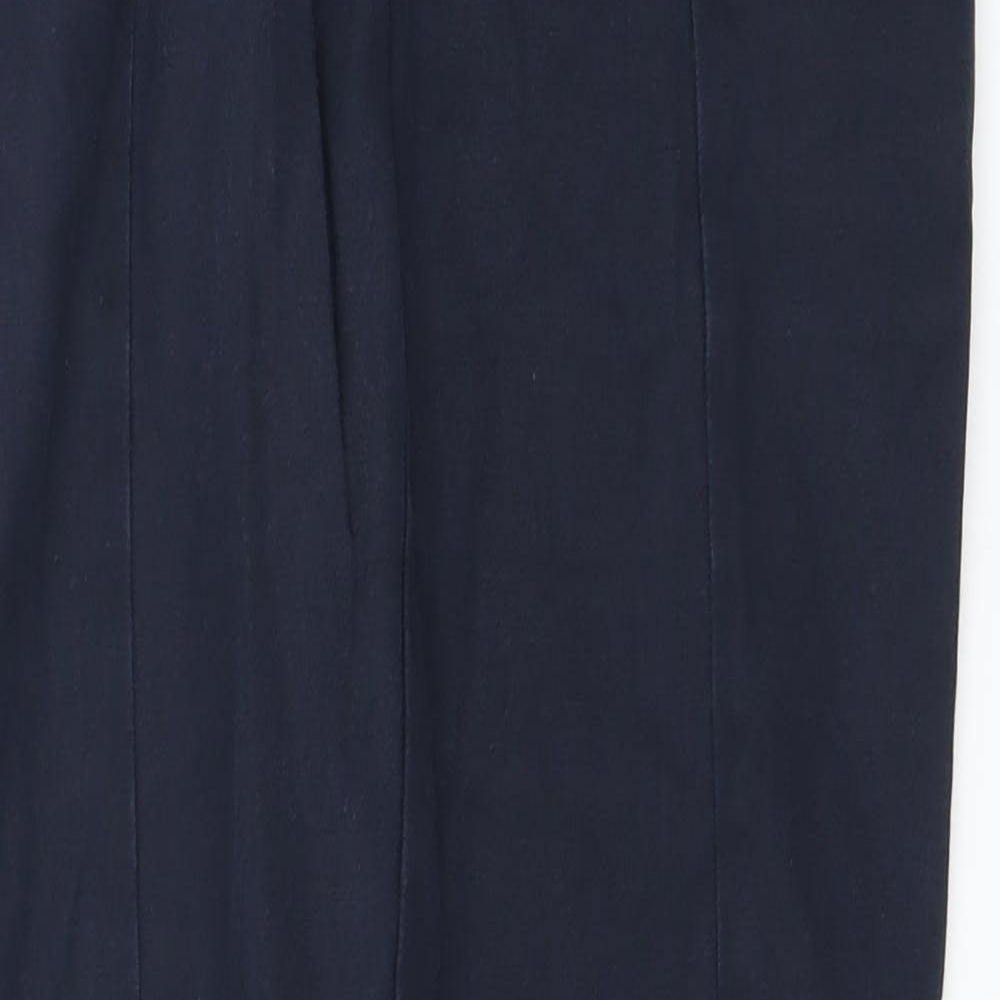 Womens UK Size 8 Oasis Regular Fit  Blue Trousers