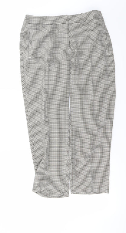 Womens UK Size 10 Marks and Spencer Regular Fit  Grey Trousers