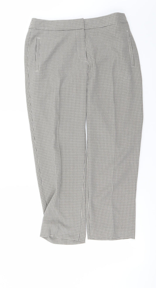 Womens UK Size 10 Marks and Spencer Regular Fit  Grey Trousers