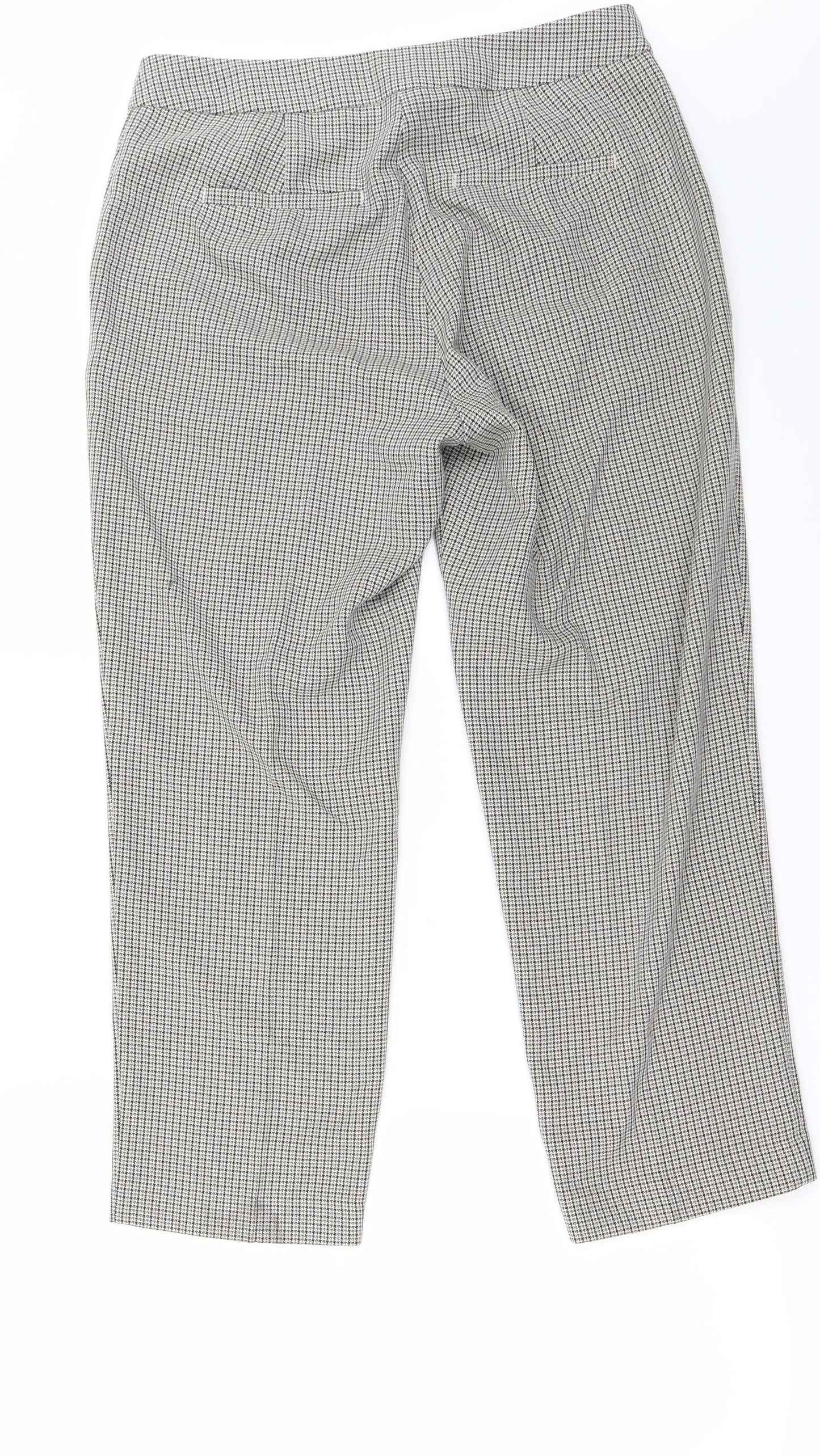 Womens UK Size 10 Marks and Spencer Regular Fit  Grey Trousers