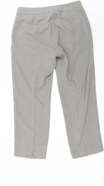 Womens UK Size 10 Marks and Spencer Regular Fit  Grey Trousers