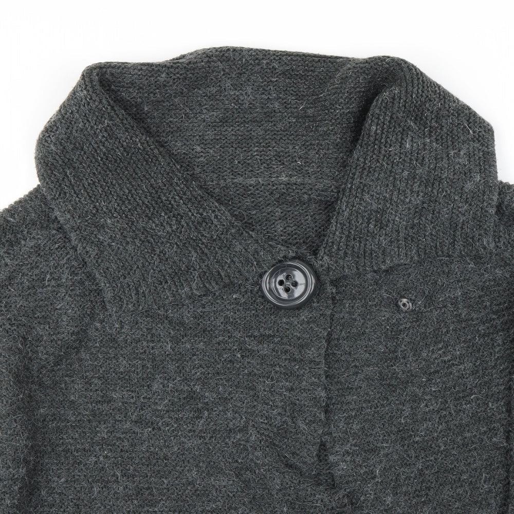 Dorothy Perkins Womens Grey   Cardigan Jumper Size 12