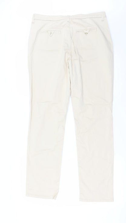 Per Una Womens Beige   Trousers  Size 32 in L28 in