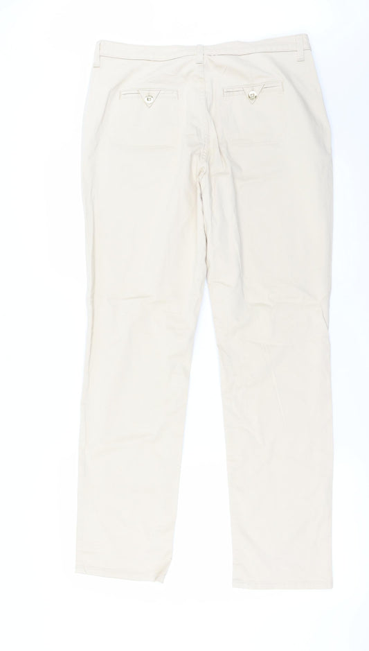 Per Una Womens Beige   Trousers  Size 32 in L28 in