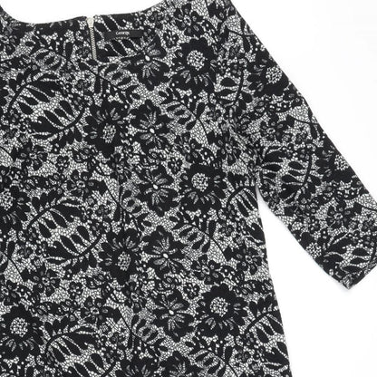 George Womens Black   Fit & Flare  Size 12