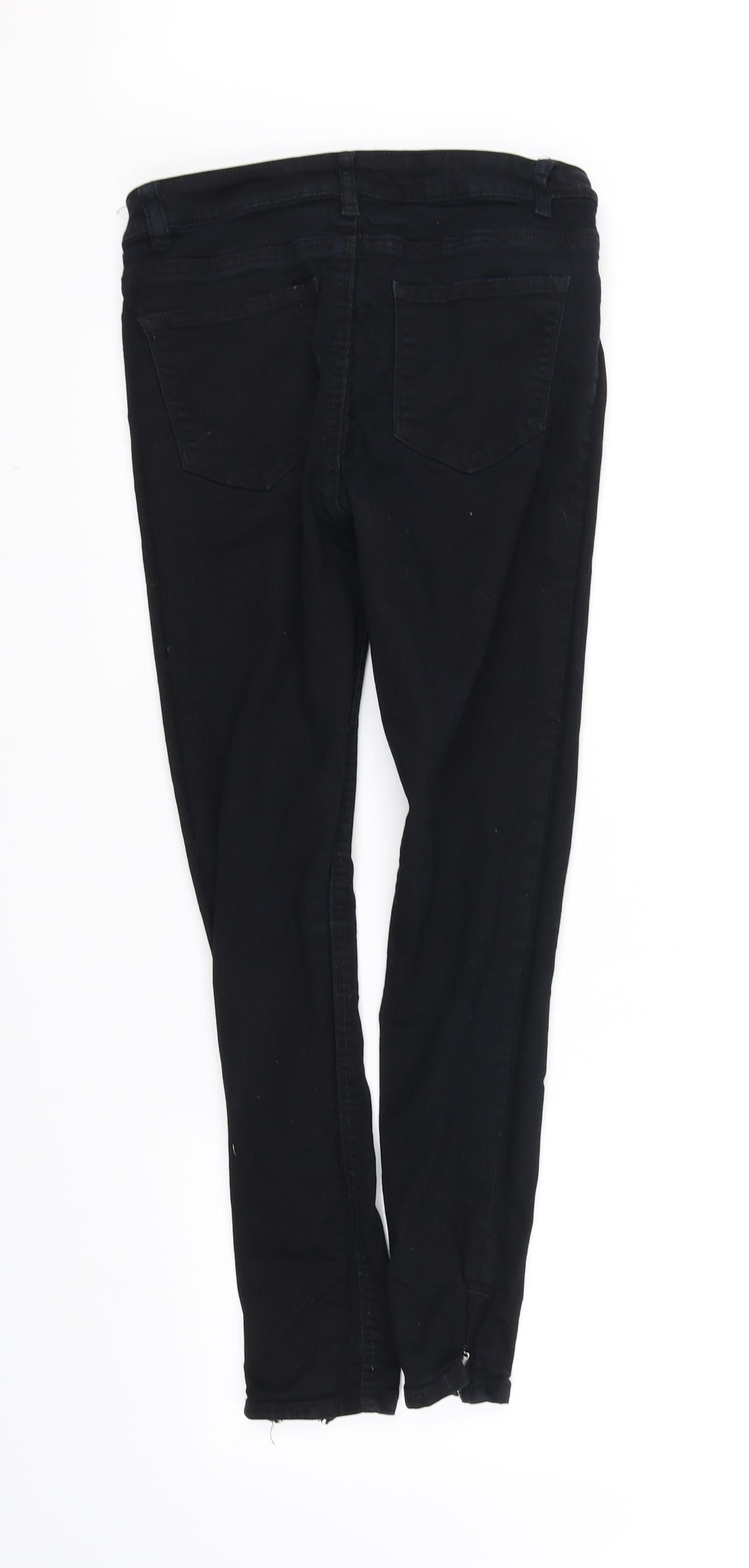 Womens UK Size 10 deniem co Regular Fit Skinny Black Jeans
