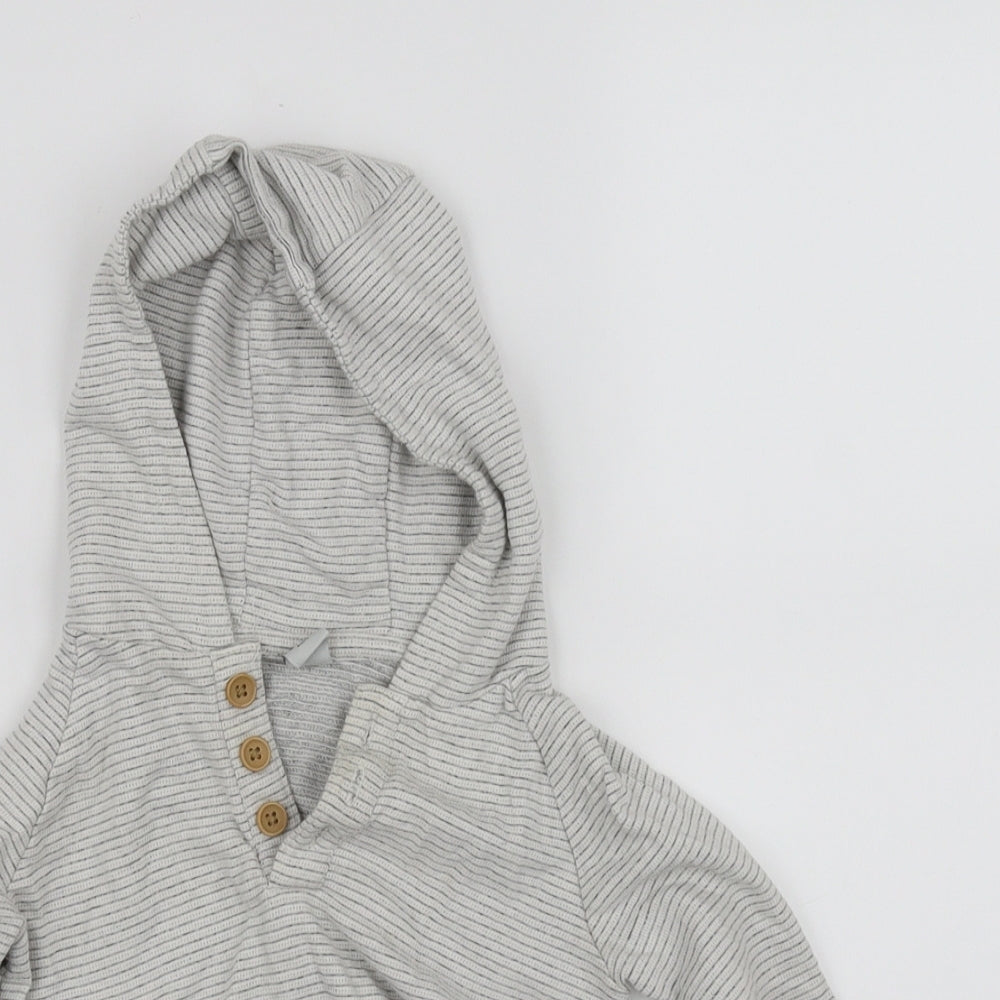 tu kids Boys Grey   Pullover Hoodie Size 2 Years