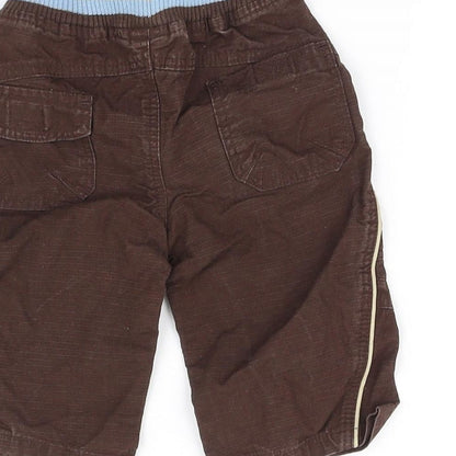mini mode Boys Brown   Sweatpants Leggings Size 3-6 Months