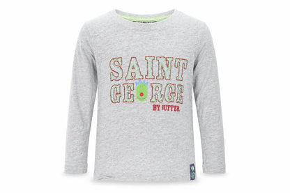 pre worn Girls Grey   Basic T-Shirt Size 2-3 Years