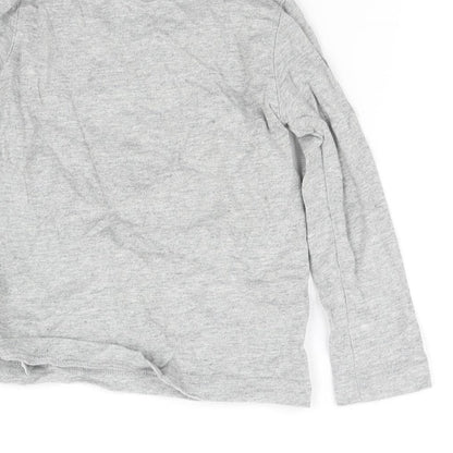 pre worn Girls Grey   Basic T-Shirt Size 2-3 Years