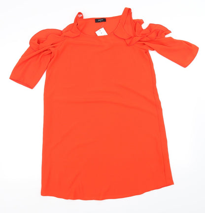 Papaya Womens Orange   Fit & Flare  Size 8