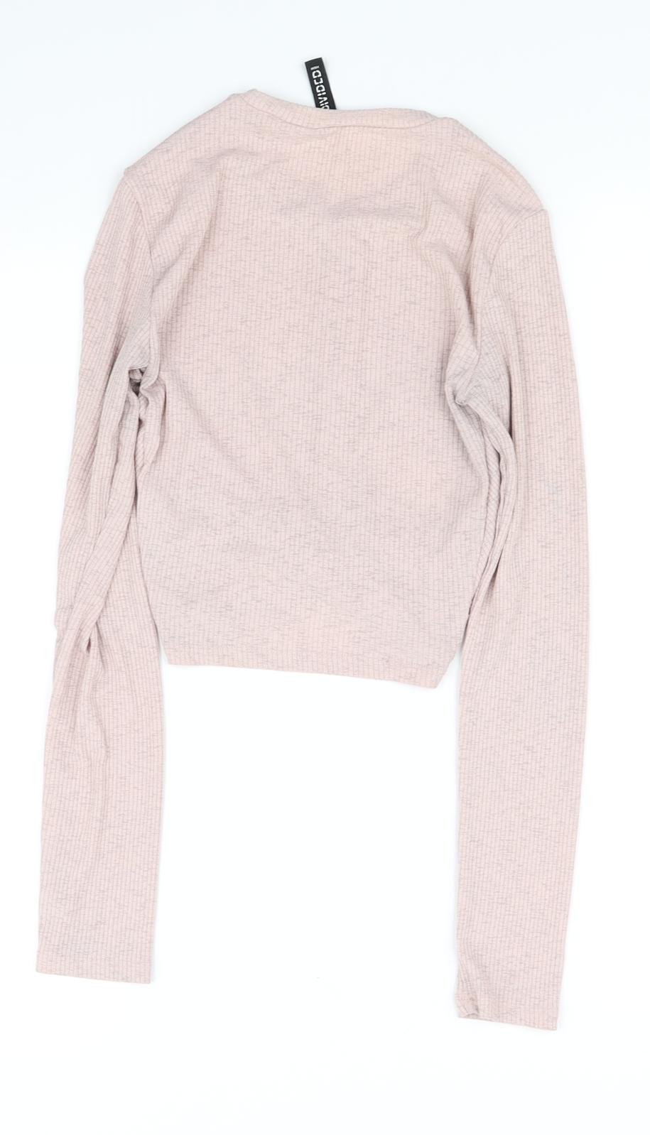 Divided Womens Pink   Basic Blouse Size XS