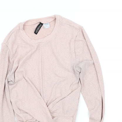 Divided Womens Pink   Basic Blouse Size XS