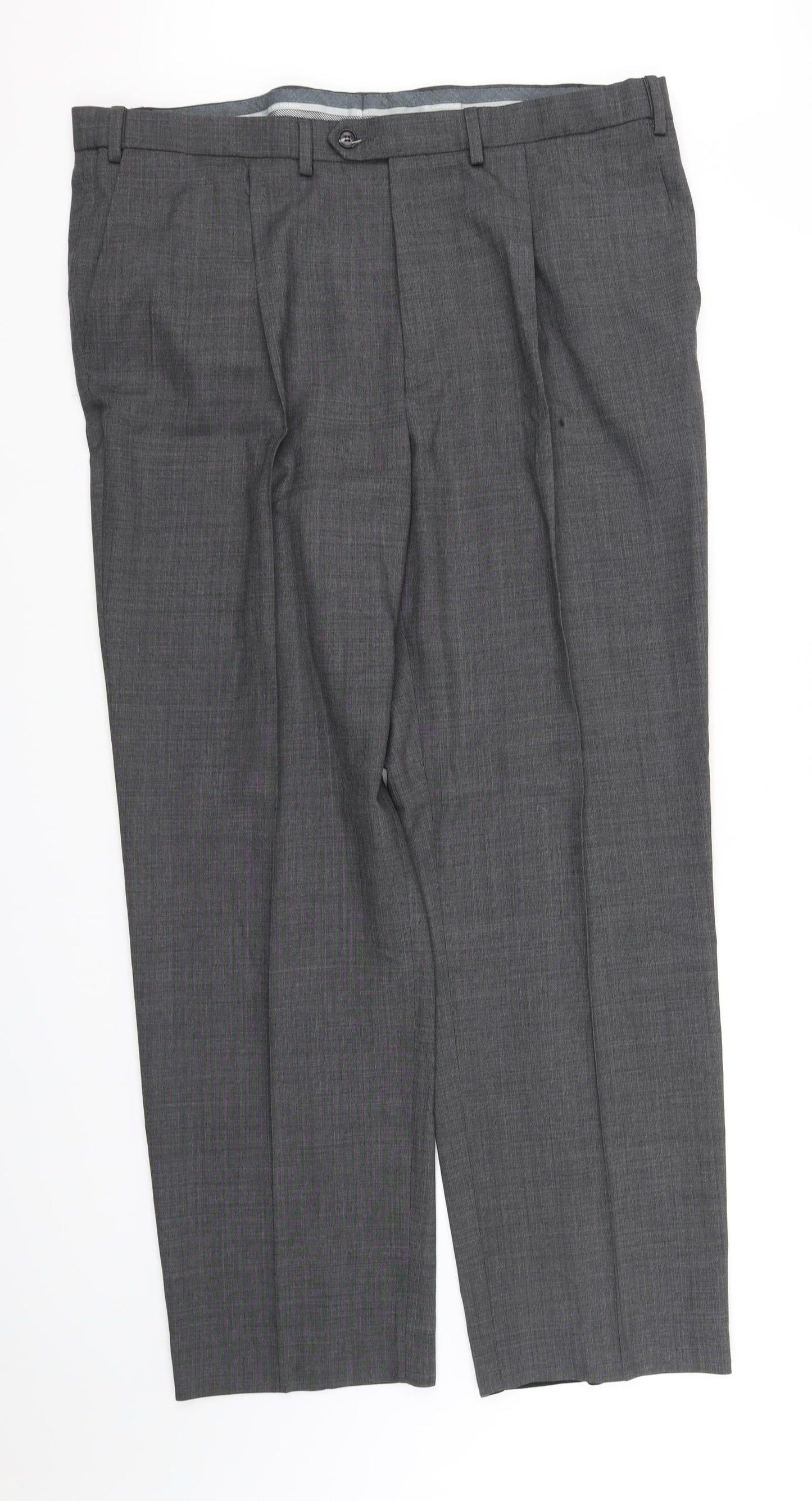 m&s Womens Grey   Trousers  Size L L34 in
