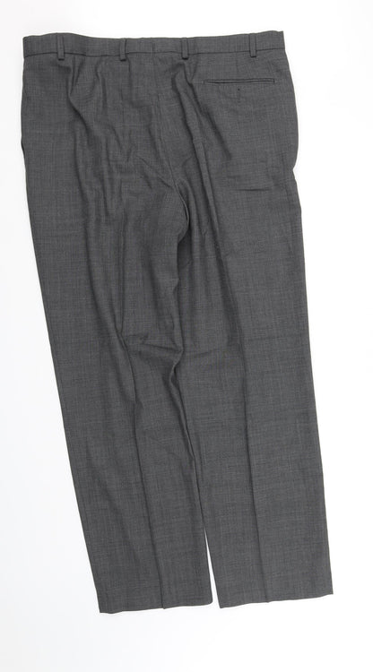 m&s Womens Grey   Trousers  Size L L34 in