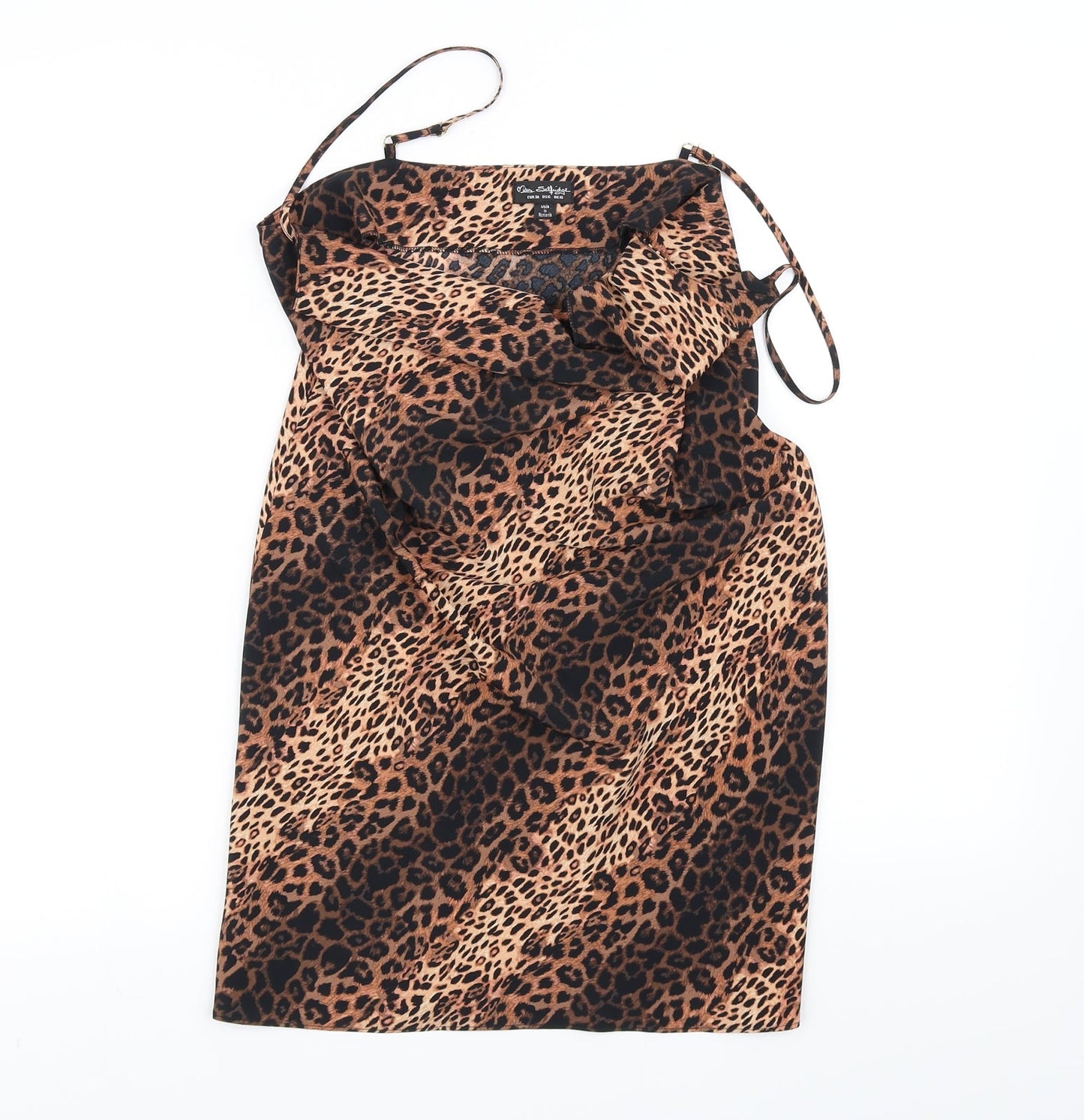 Miss Selfridge Womens Black   Fit & Flare  Size 10