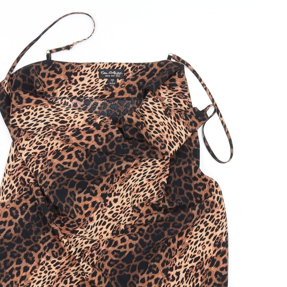 Miss Selfridge Womens Black   Fit & Flare  Size 10