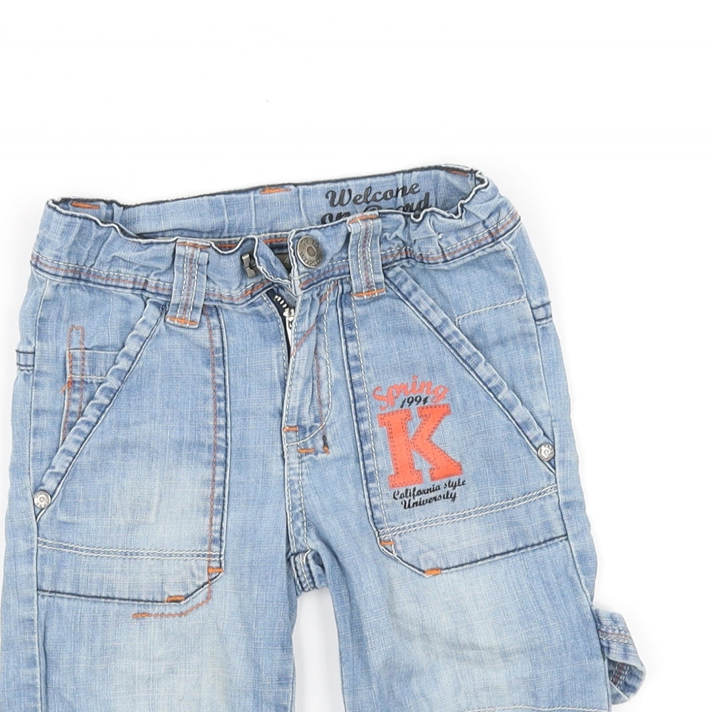 pre worn Girls Blue   Straight Jeans Size 4 Years