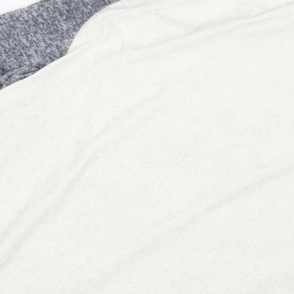 Nutmeg Womens Grey Solid  Top Pyjama Top Size 12  - Snuggle up Polar Bears