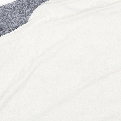 Nutmeg Womens Grey Solid  Top Pyjama Top Size 12  - Snuggle up Polar Bears