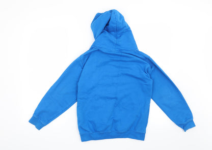 Awdis Girls Blue   Pullover Hoodie Size 9-10 Years  - Unicorn-Darcie