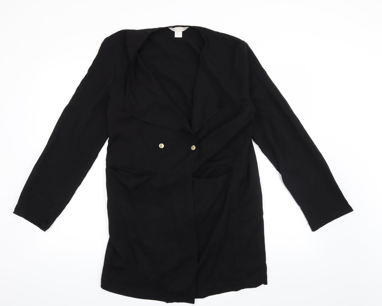 Womens UK Size 8 H&M Black Jacket