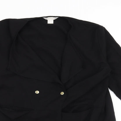 Womens UK Size 8 H&M Black Jacket