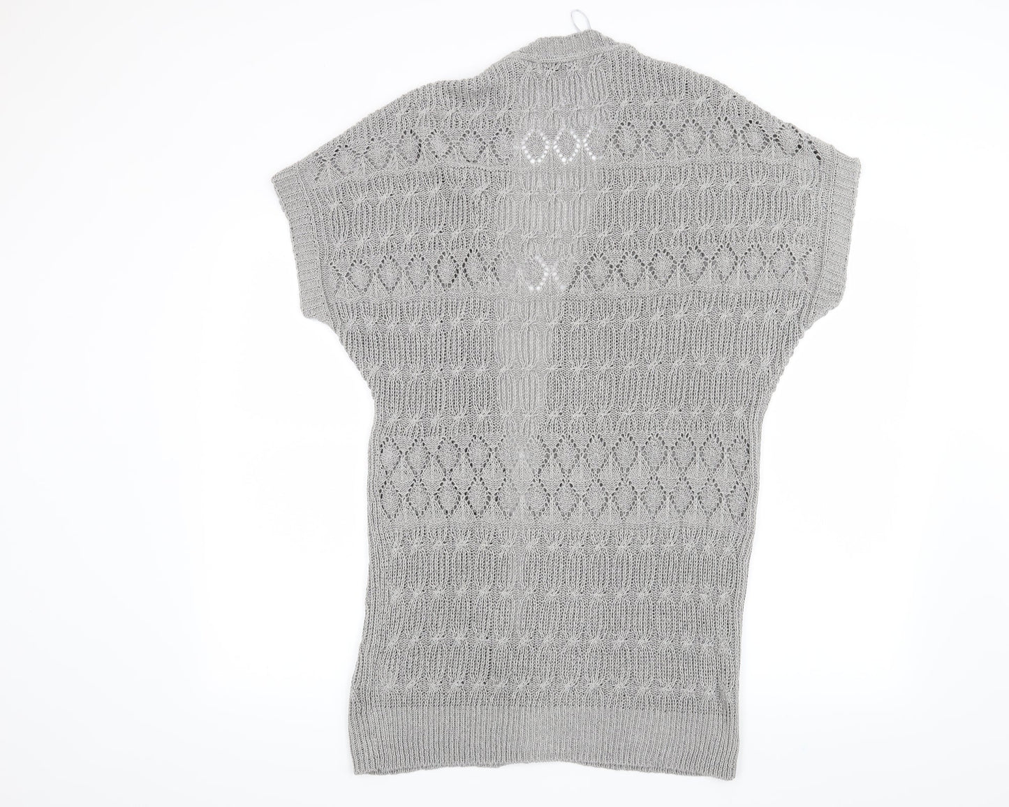 Per Una Womens Grey   Cardigan Jumper Size 10