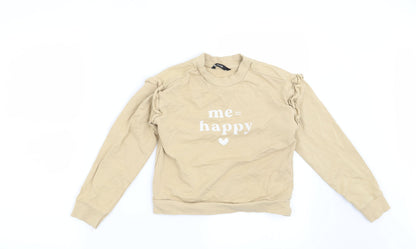 George Girls Beige   Pullover Sweatshirt Size 7-8 Years  - Me = Happy