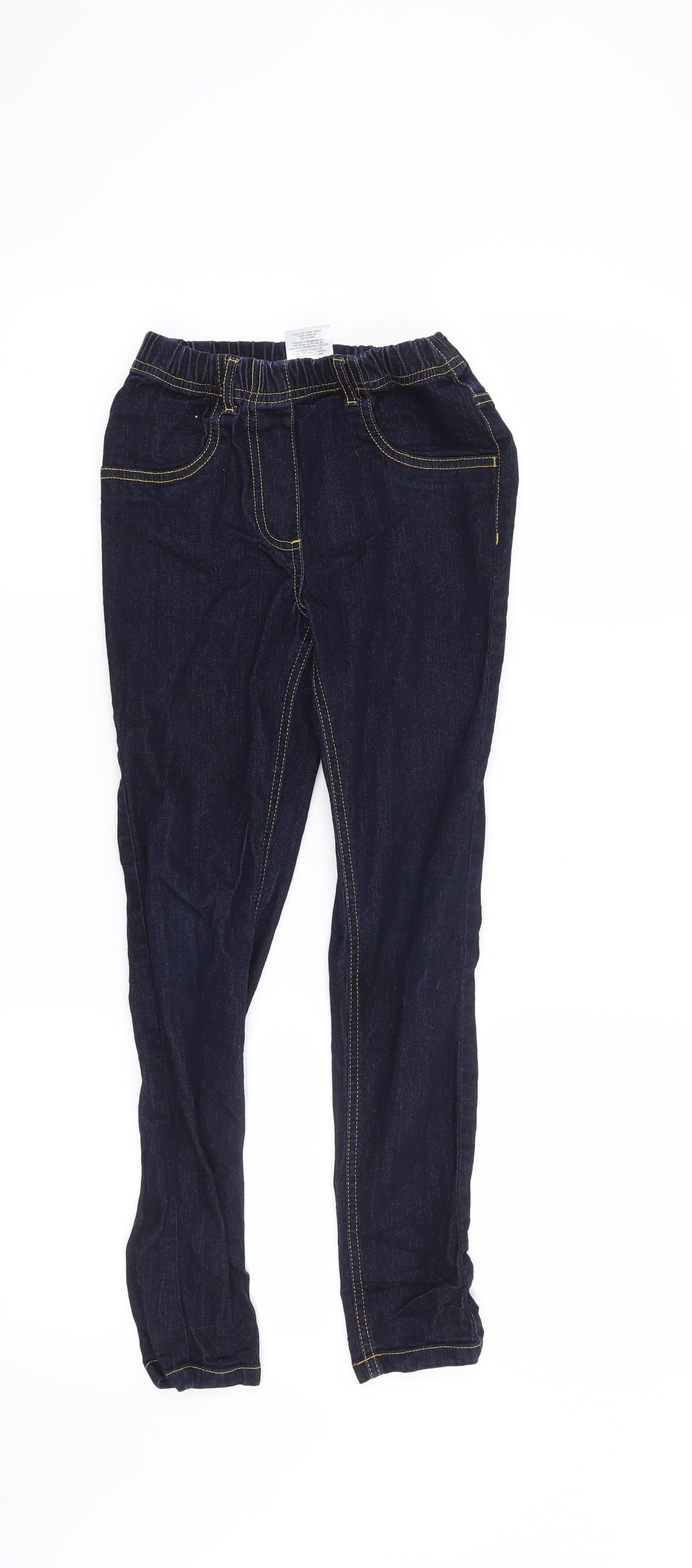 Preworn Girls Blue   Jegging Jeans Size 9-10 Years