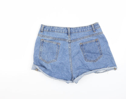 Womens UK Size L Preworn Regular Fit Cut-Off Shorts