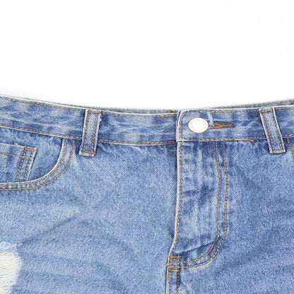 Womens UK Size L Preworn Regular Fit Cut-Off Shorts