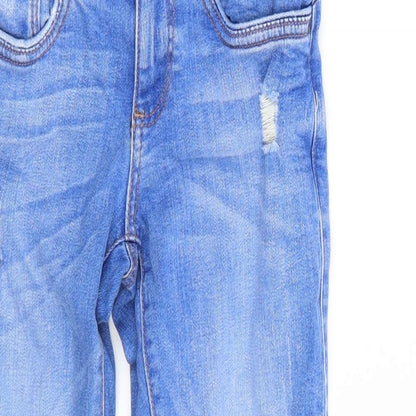 Denim & Co. Womens Blue   Capri Jeans Size 4 L24 in