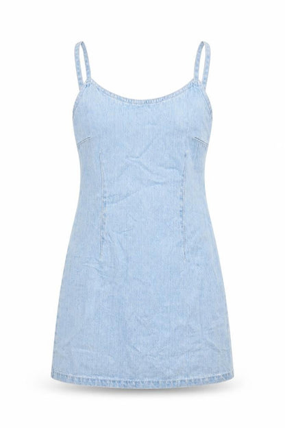 Miss Selfridge Womens Blue  Rayon A-Line  Size 4