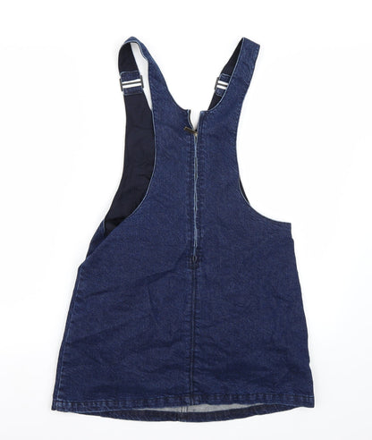 Pull & Bear Womens Blue   Dungaree One-Piece Size S