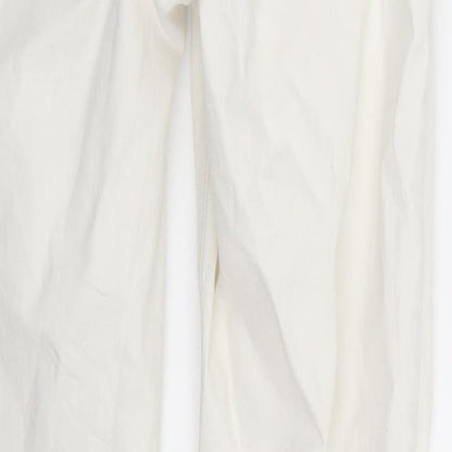 Womens UK Size 29 in Preworn Regular Fit Skinny White Jeans