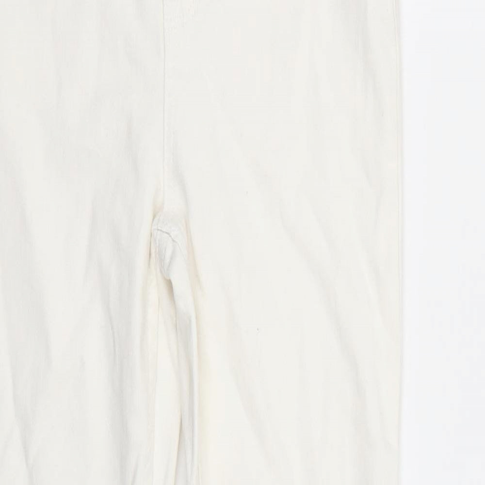 Womens UK Size 10 Newlook Regular Fit Skinny White Jeans