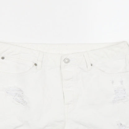 Womens UK Size 32 Preworn Regular Fit Bermuda Shorts
