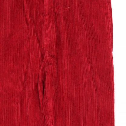 Sheen Womens Red   Straight Jeans Size S L30 in