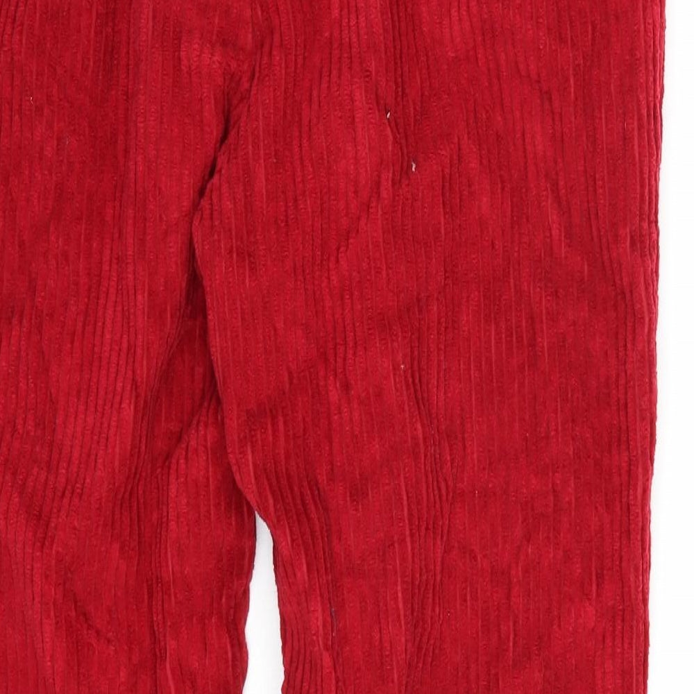 Sheen Womens Red   Straight Jeans Size S L30 in