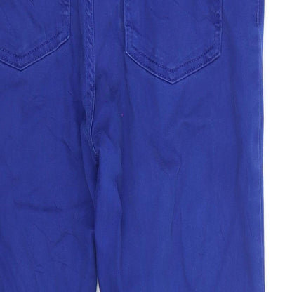 Womens UK Size 8 Marks and Spencer Regular Fit Straight Blue Jeans