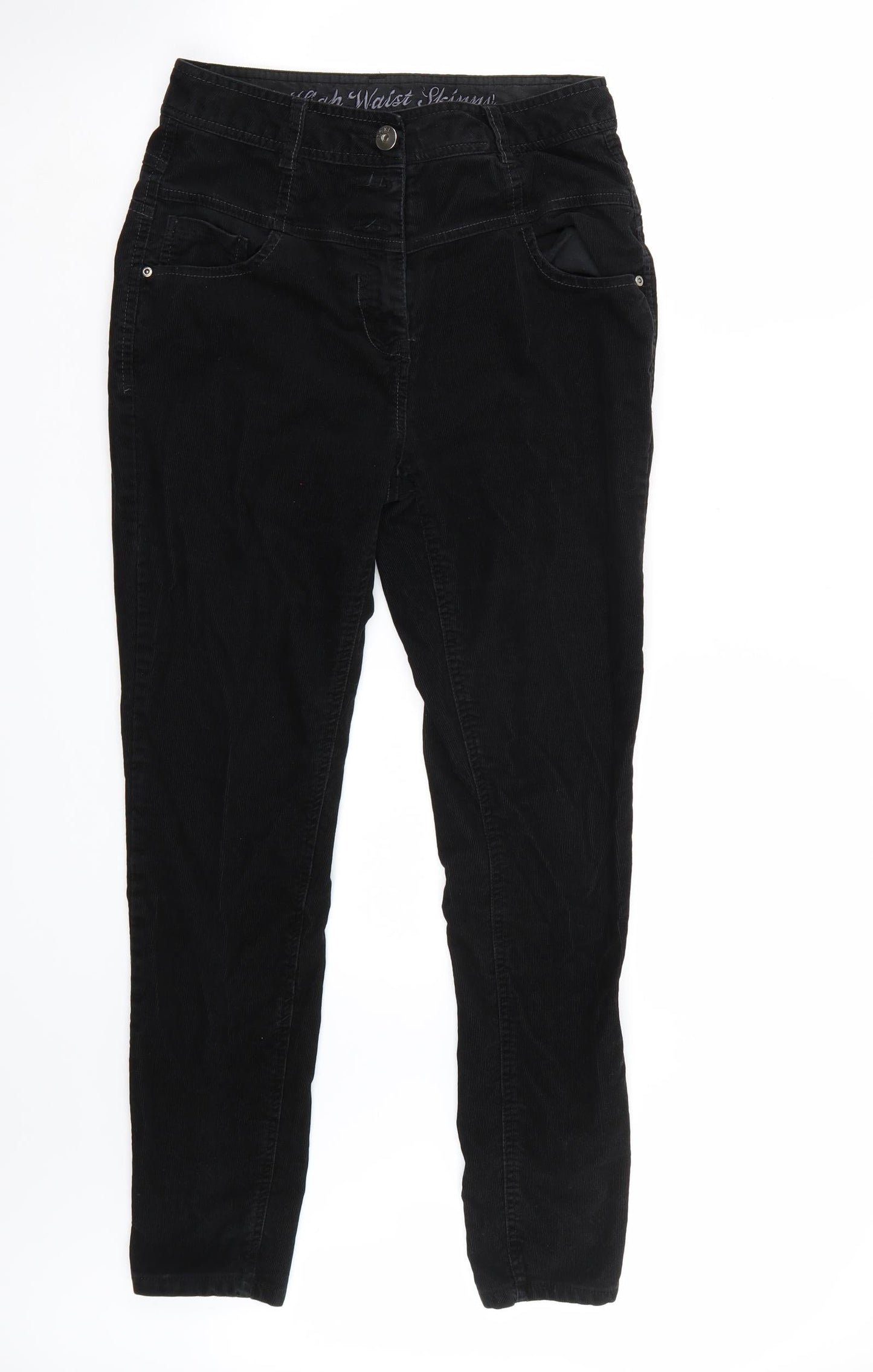 NEXT Womens Black   Straight Jeans Size 10 L30 in