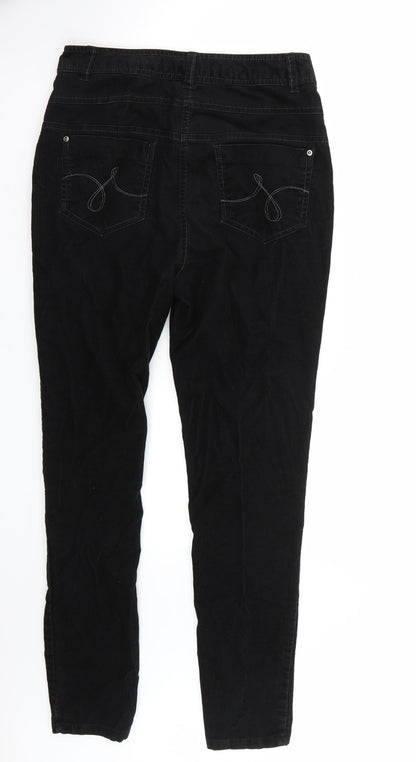 NEXT Womens Black   Straight Jeans Size 10 L30 in