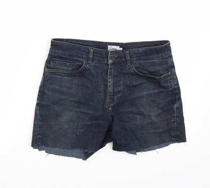 Loop Womens Blue   Cut-Off Shorts Size 31 in