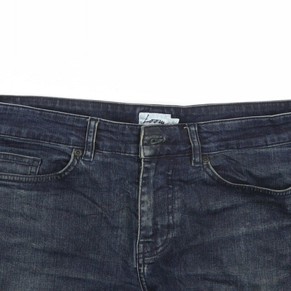 Loop Womens Blue   Cut-Off Shorts Size 31 in
