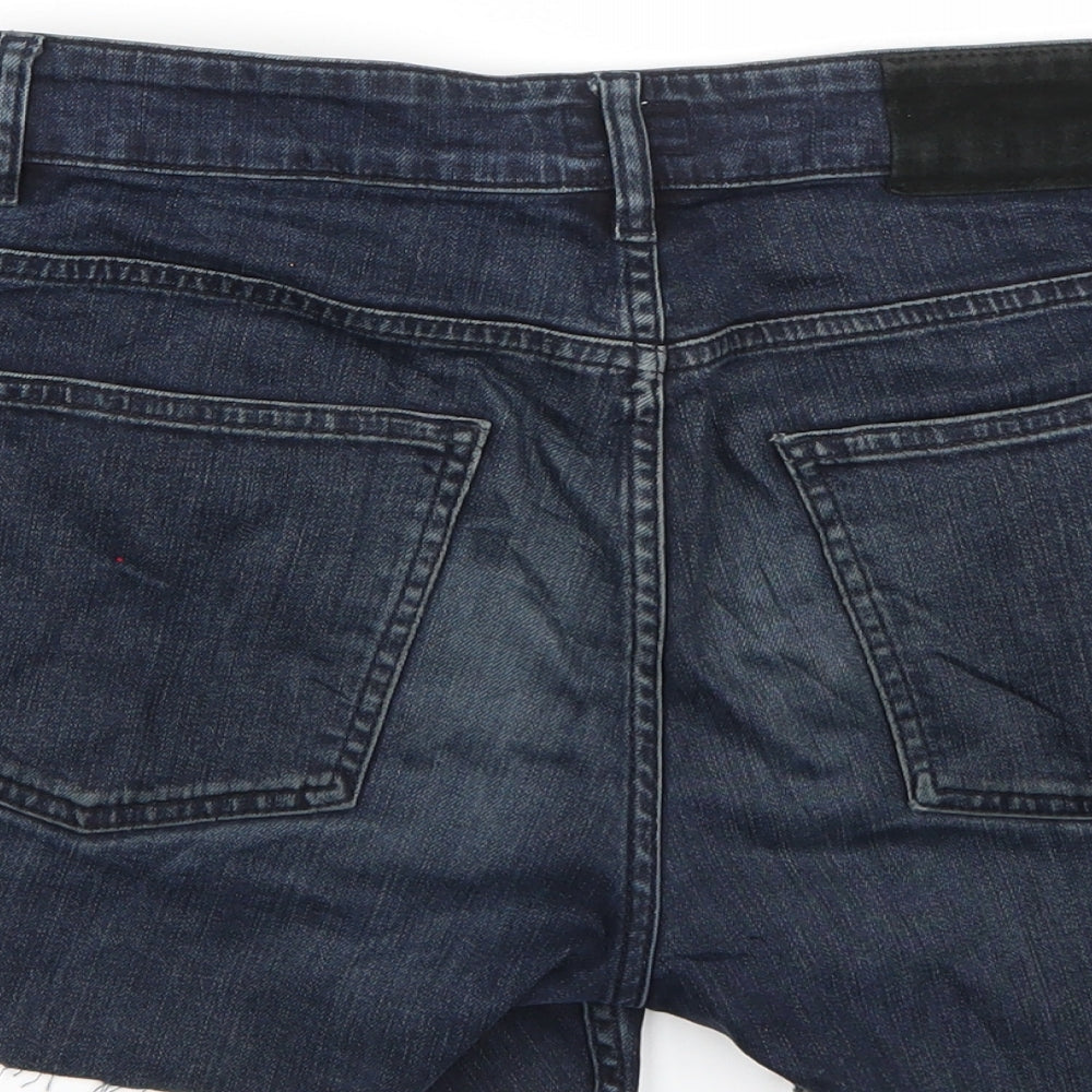 Loop Womens Blue   Cut-Off Shorts Size 31 in